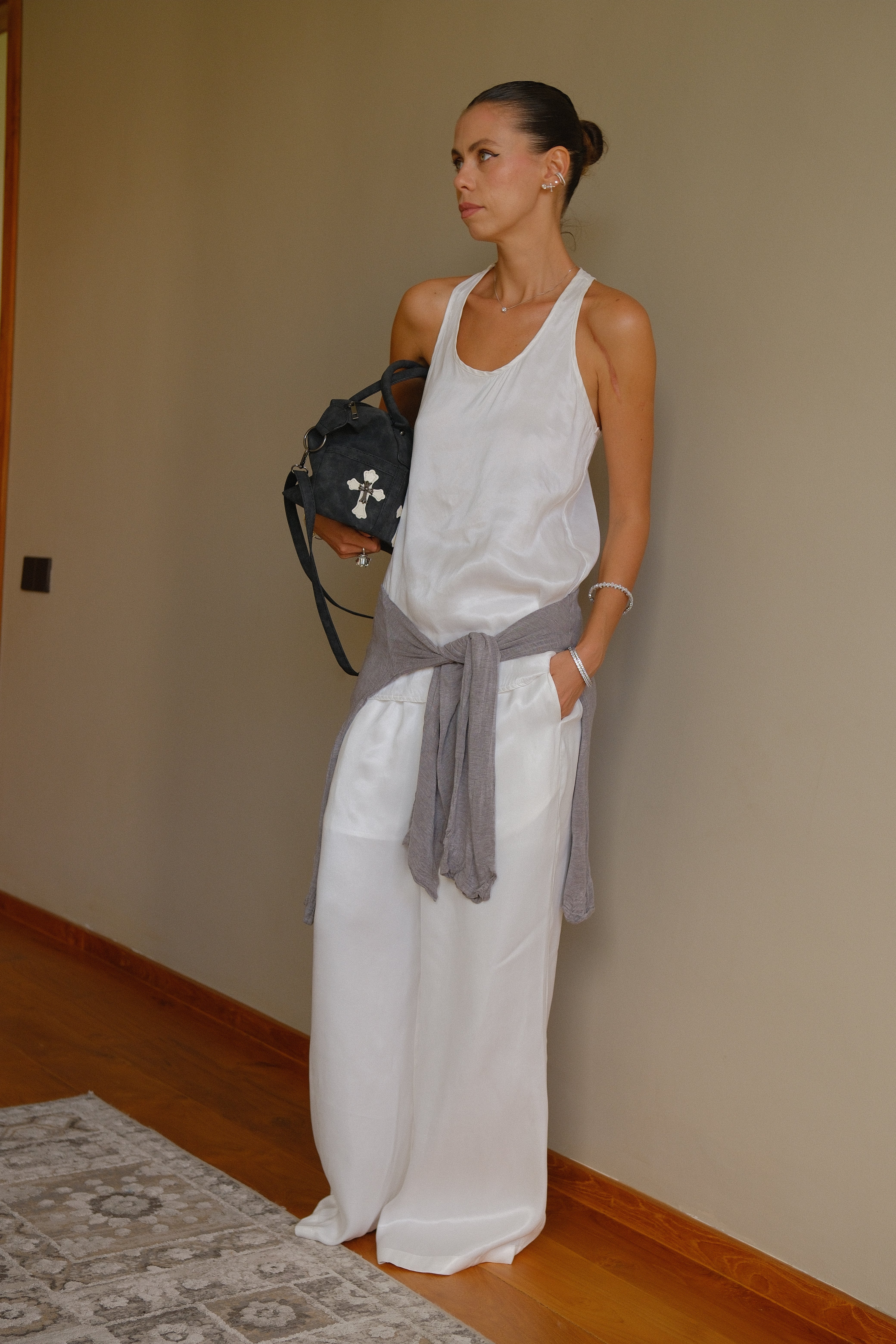 Pant long cupro rayon